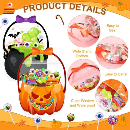 🎃 Halloween Treat Bags with Handles 🍬