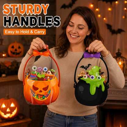 🎃 Halloween Treat Bags with Handles 🍬
