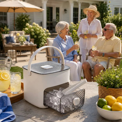 Portable One-Touch Ice Maker