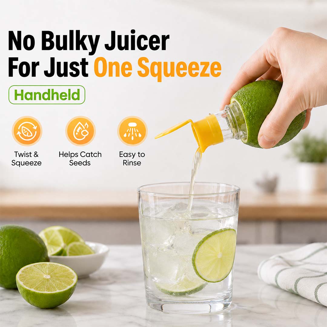 2026 New Model Manual Mini Fruit Juicer for Lemons and Citrus Fruits