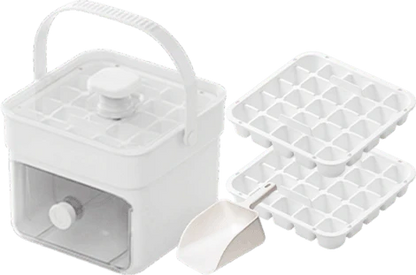 Portable One-Press Ice Maker