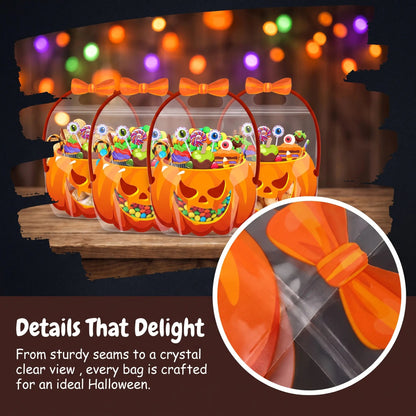 🎃 Halloween Treat Bags with Handles 🍬