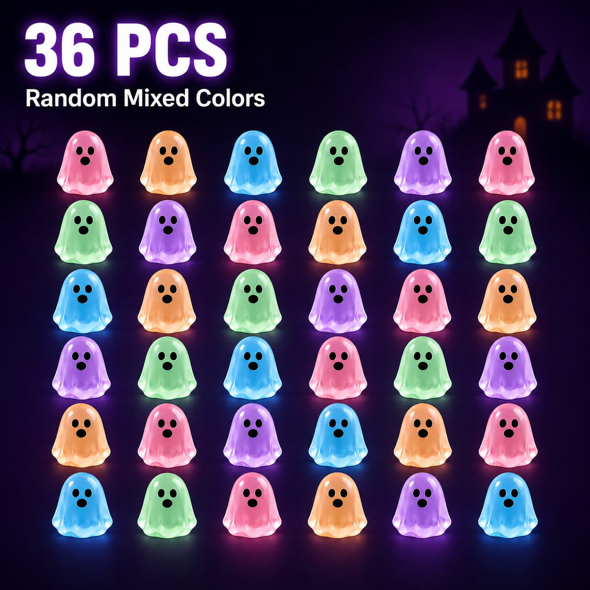 Glow-in-the-Dark Mini Ghosts 👻