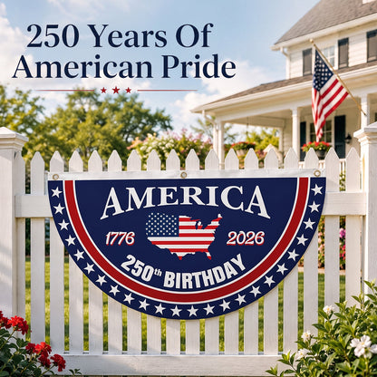 USA 250th Anniversary Banner — A Patriotic Statement for Your Home