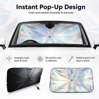 🔥 50% OFF SUMMER SALE ☀️ | 3-Second Windshield Sun Shade Umbrella