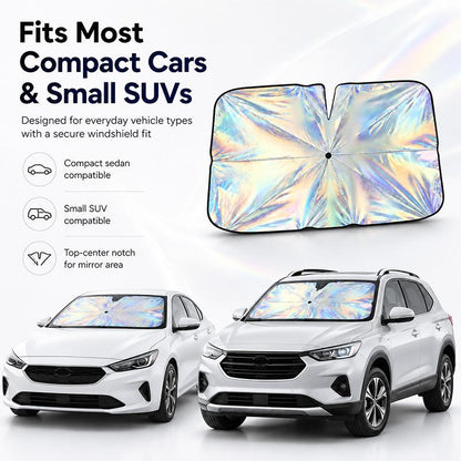 🔥 50% OFF SUMMER SALE ☀️ | 3-Second Windshield Sun Shade Umbrella