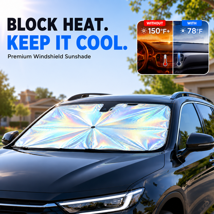 🔥 50% OFF SUMMER SALE ☀️ | 3-Second Windshield Sun Shade Umbrella