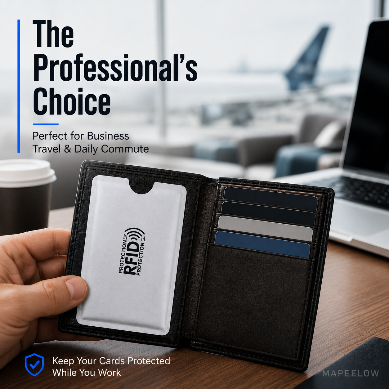 A simple protective sleeve for each card you carry most.