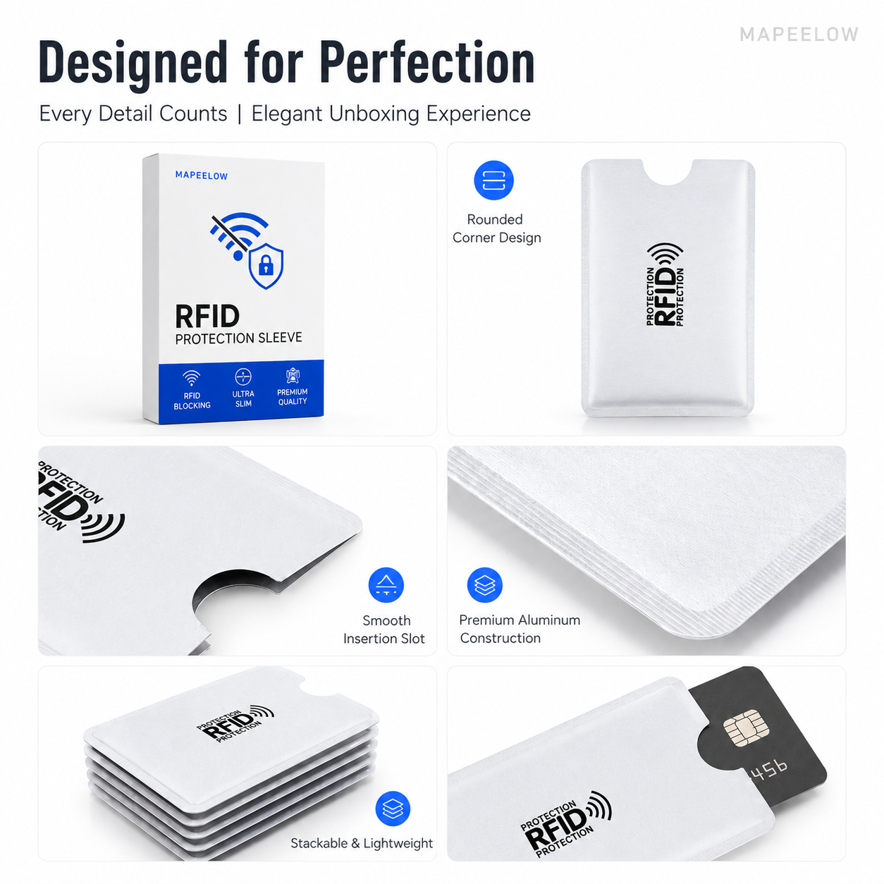 A simple protective sleeve for each card you carry most.