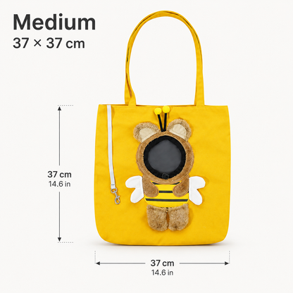 Viral Head-Out Pet Carrier Tote – Cute Shoulder Bag for Cats & Small Dogs