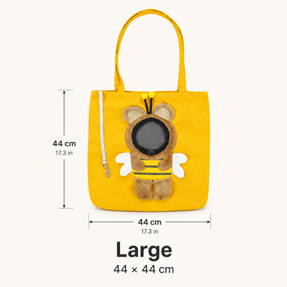 Viral Head-Out Pet Carrier Tote – Cute Shoulder Bag for Cats & Small Dogs