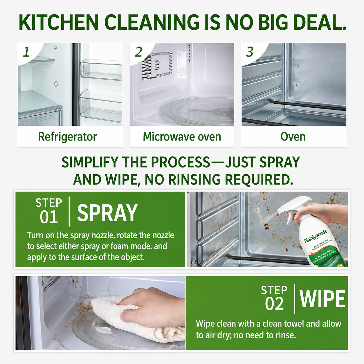 🍋 Kitchen Enzyme Cleaner – Powerful Degreasing, Long-Lasting Freshness   🍋🧽【Flash Sale】
