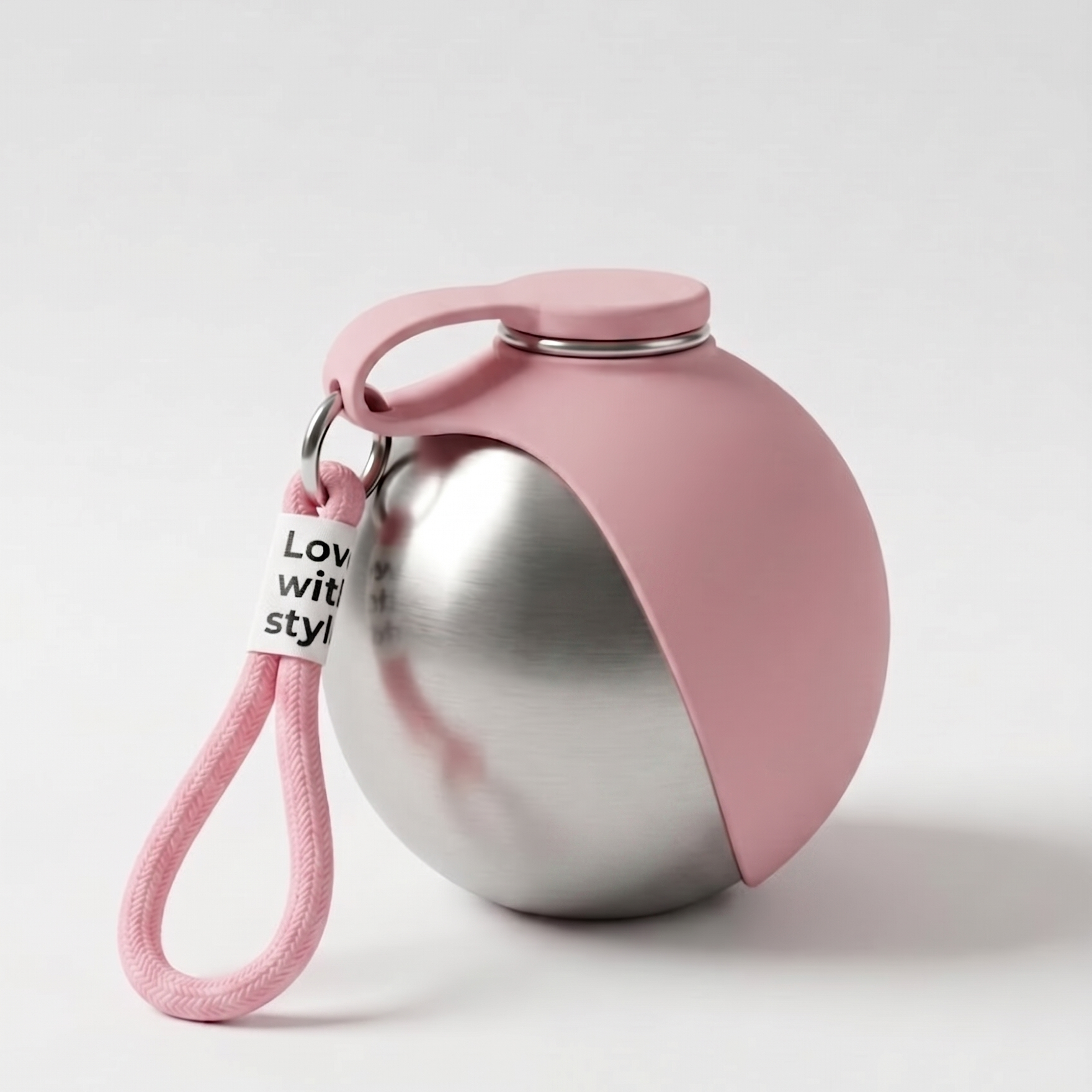 Portable Dog Water Bottle with Built-In Bowl