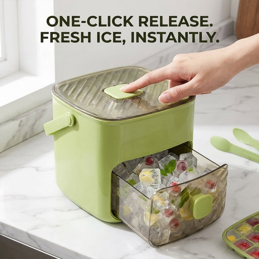 Portable One-Touch Ice Maker