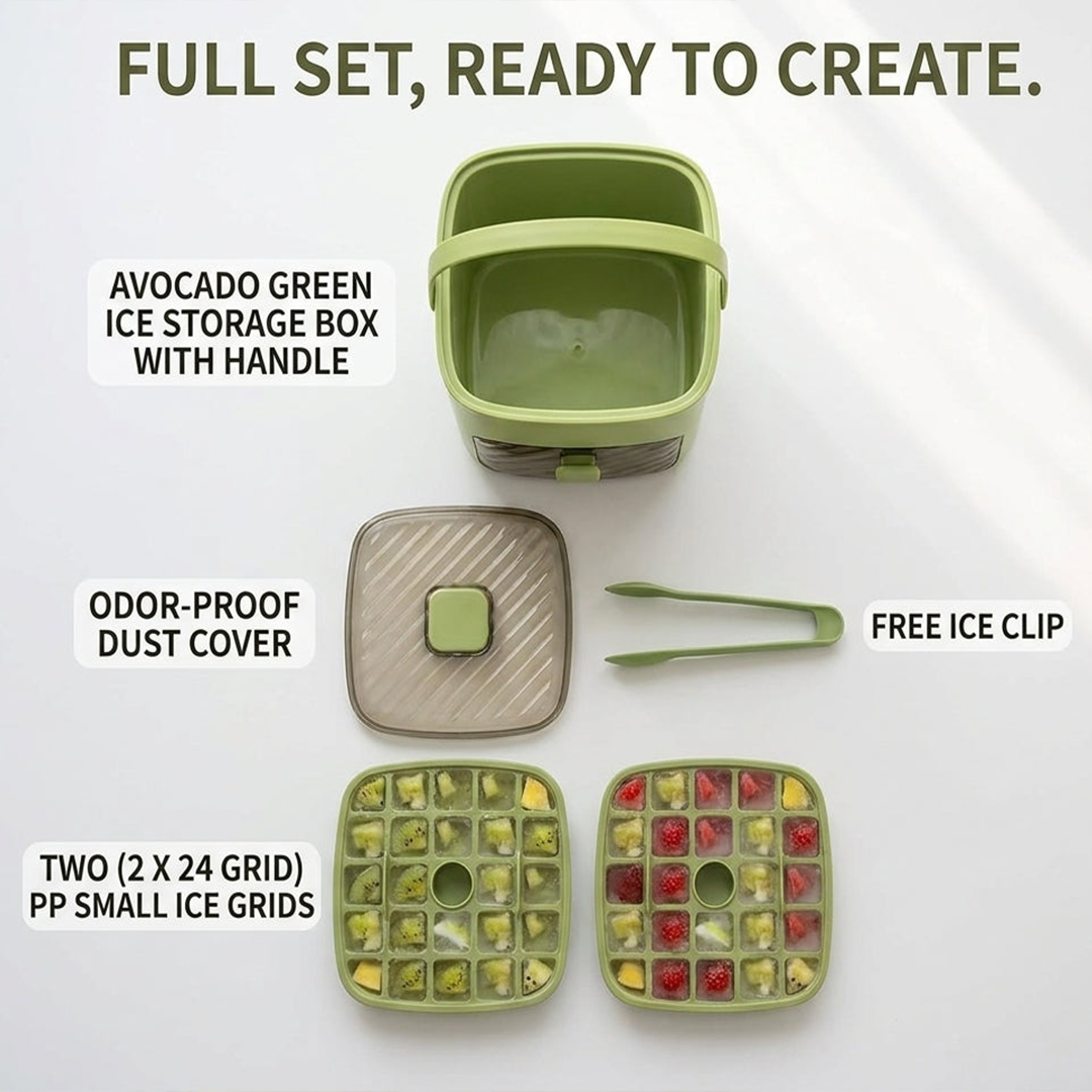 Portable One-Touch Ice Maker