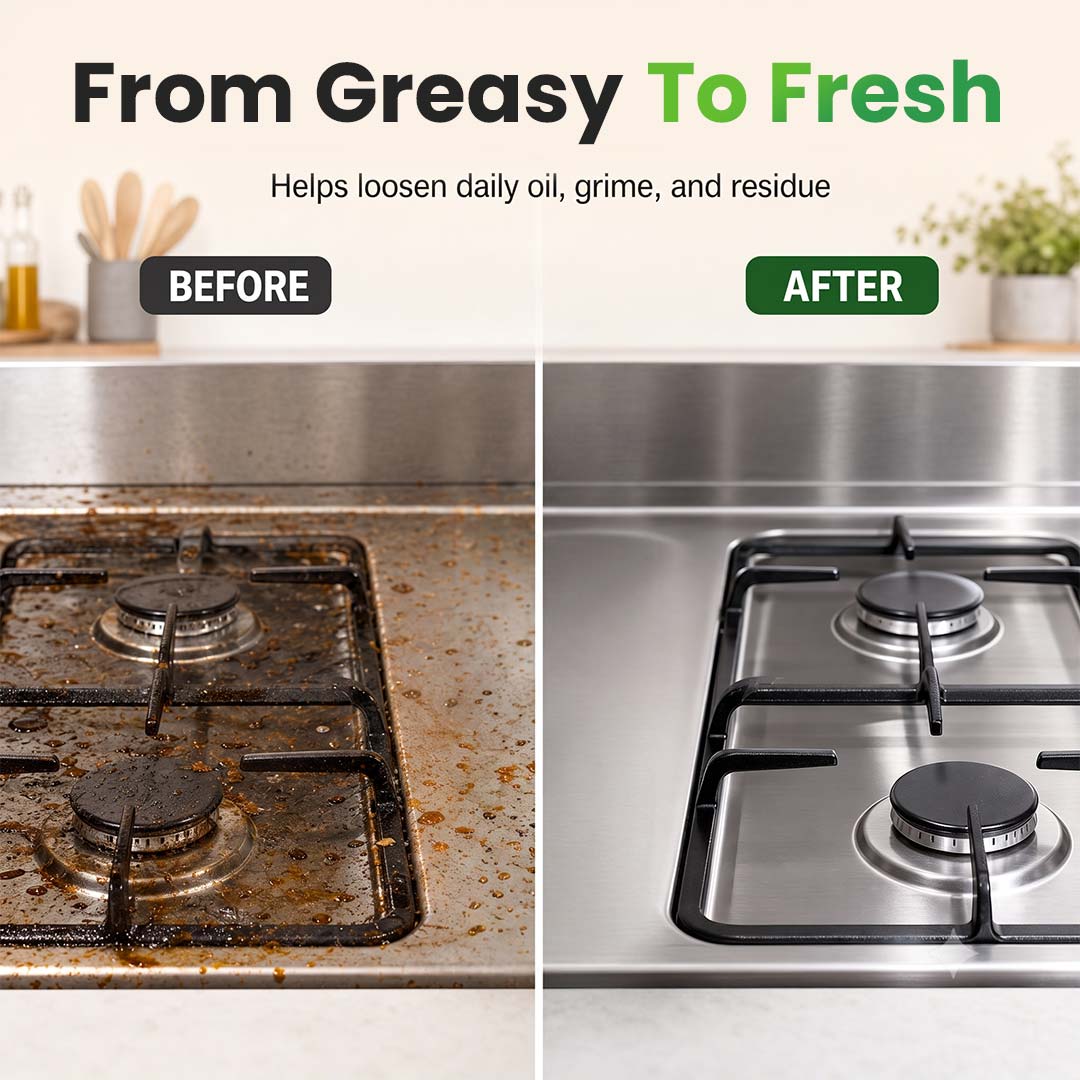 POWERFUL GREASE REMOVAL