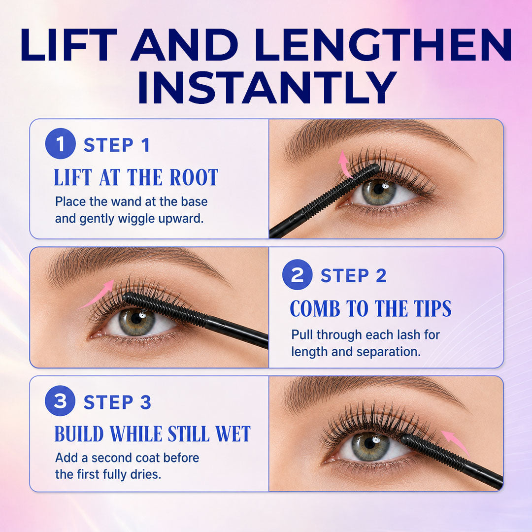 Waterproof Curling & Lengthening Mascara💜
