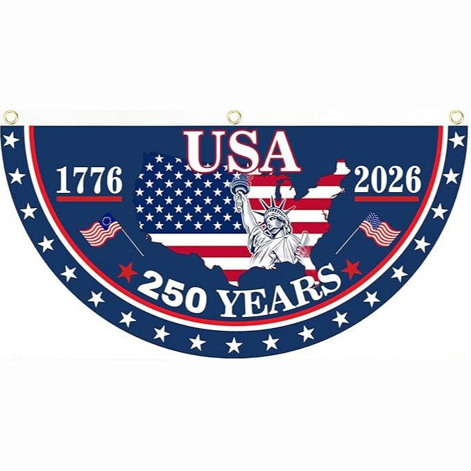USA 250th Anniversary Banner — A Patriotic Statement for Your Home