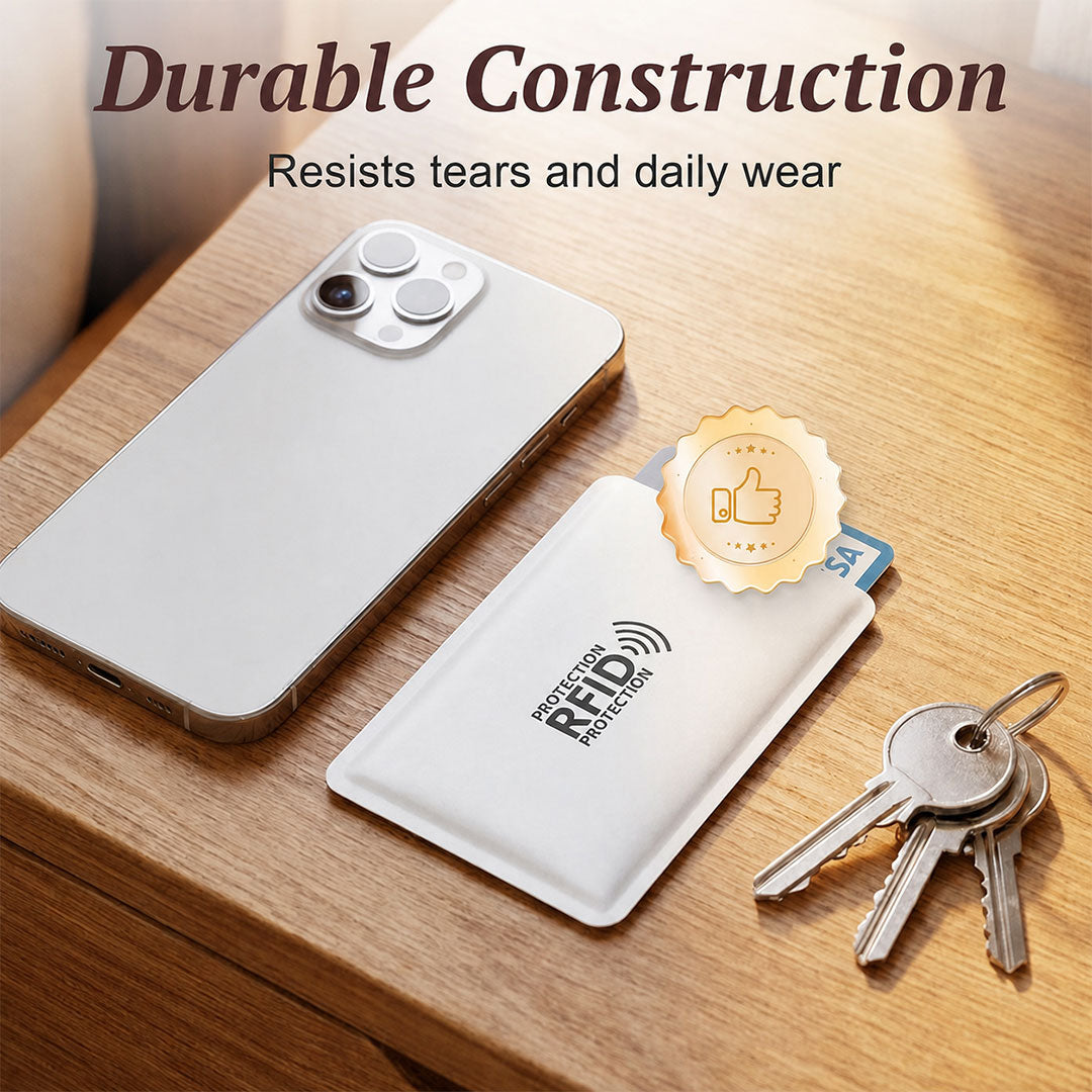 Ultra-Slim RFID Blocking Card Sleeves