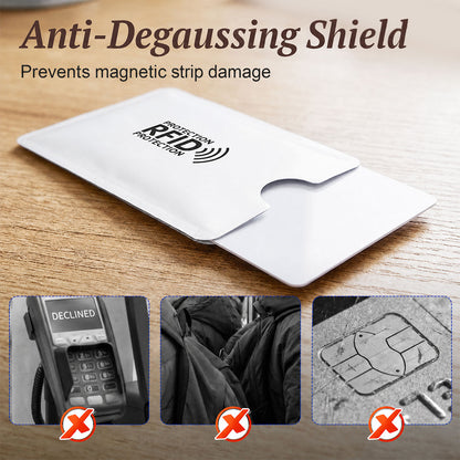 Ultra-Slim RFID Blocking Card Sleeves