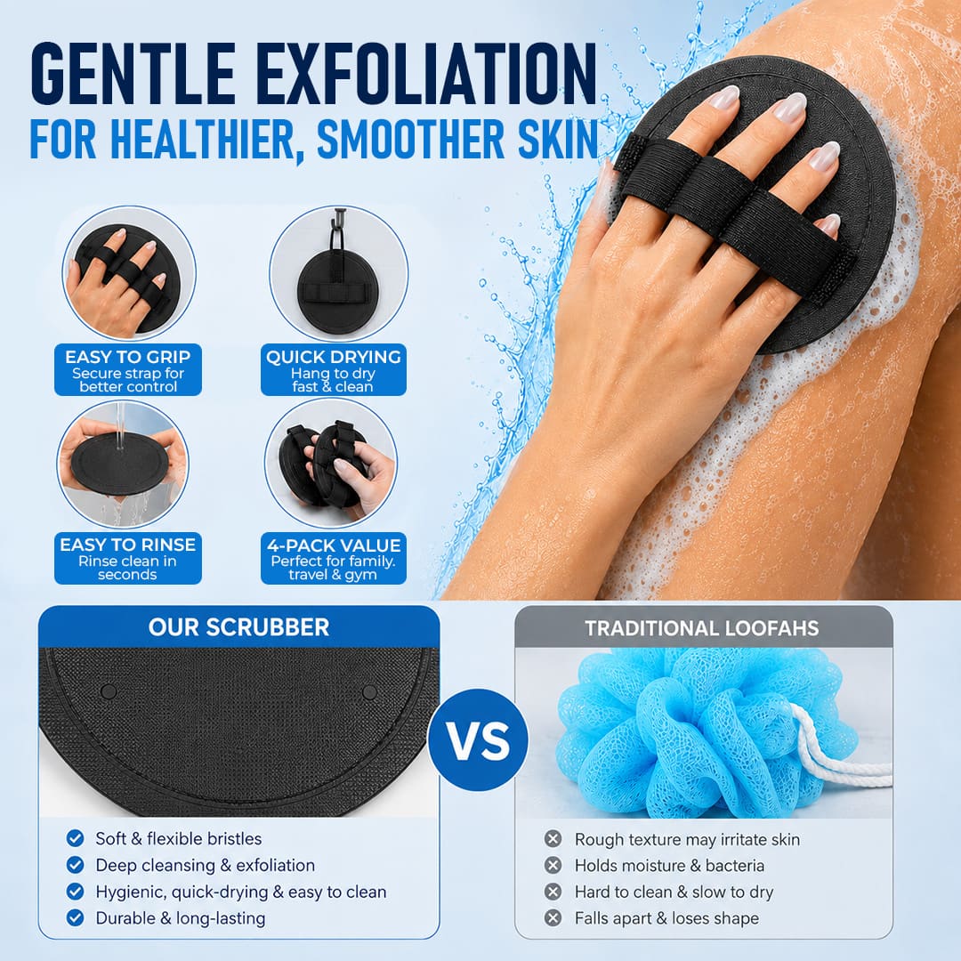 DEEP-EXFOLIATING BODY SCRUBBER