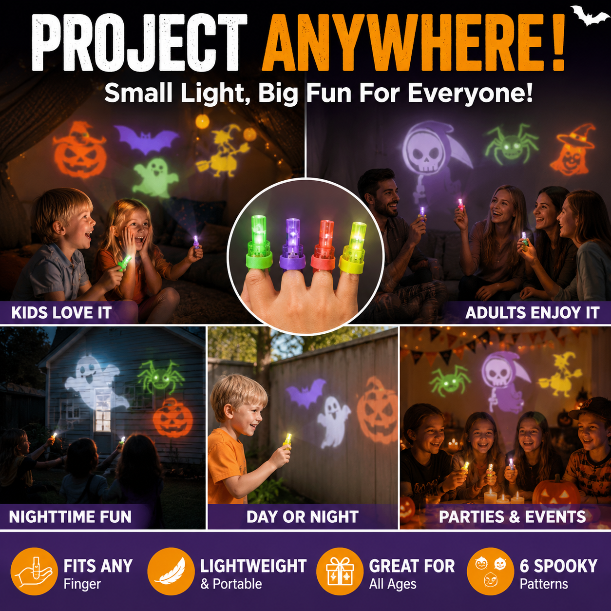 Halloween Finger Projector Party Pack