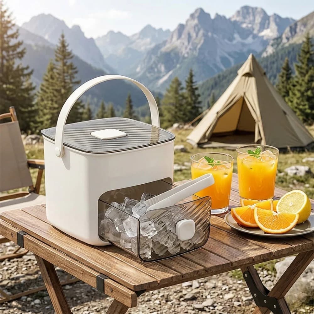 Portable One-Touch Ice Maker