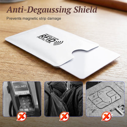 A simple protective sleeve for each card you carry most.