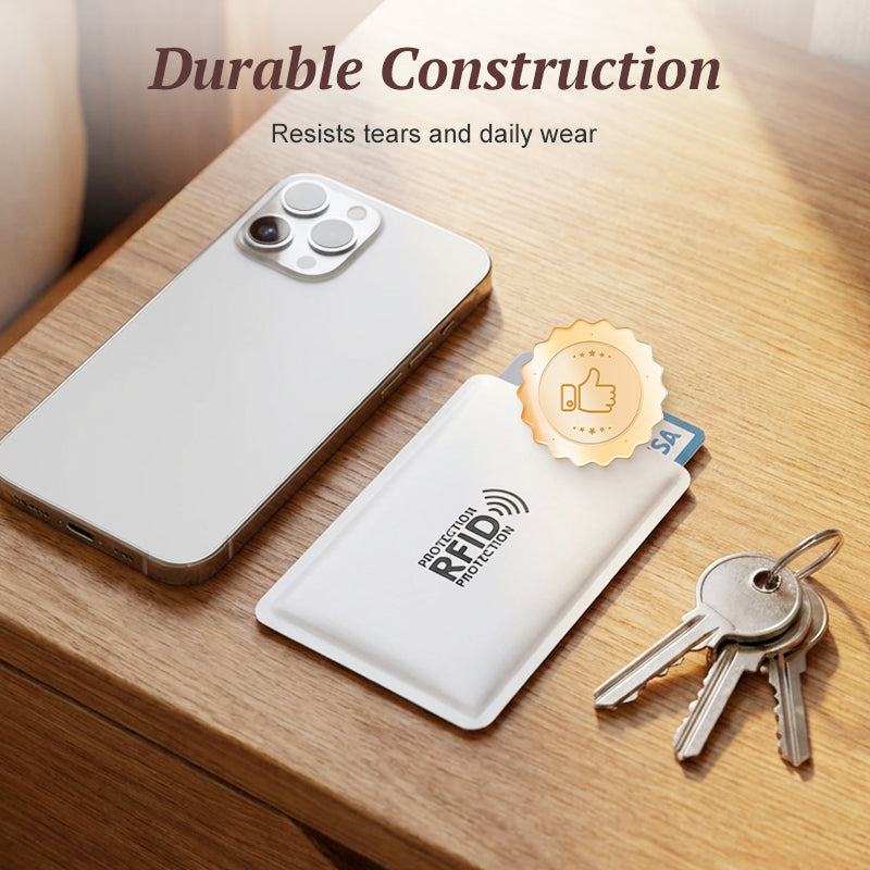 A simple protective sleeve for each card you carry most.