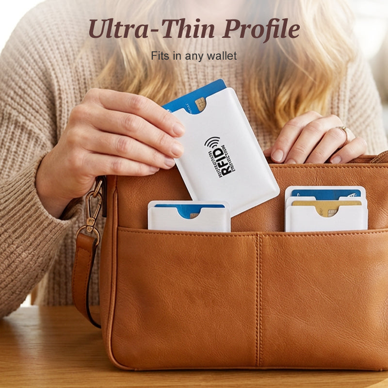 A simple protective sleeve for each card you carry most.