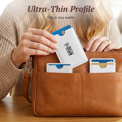 A simple protective sleeve for each card you carry most.