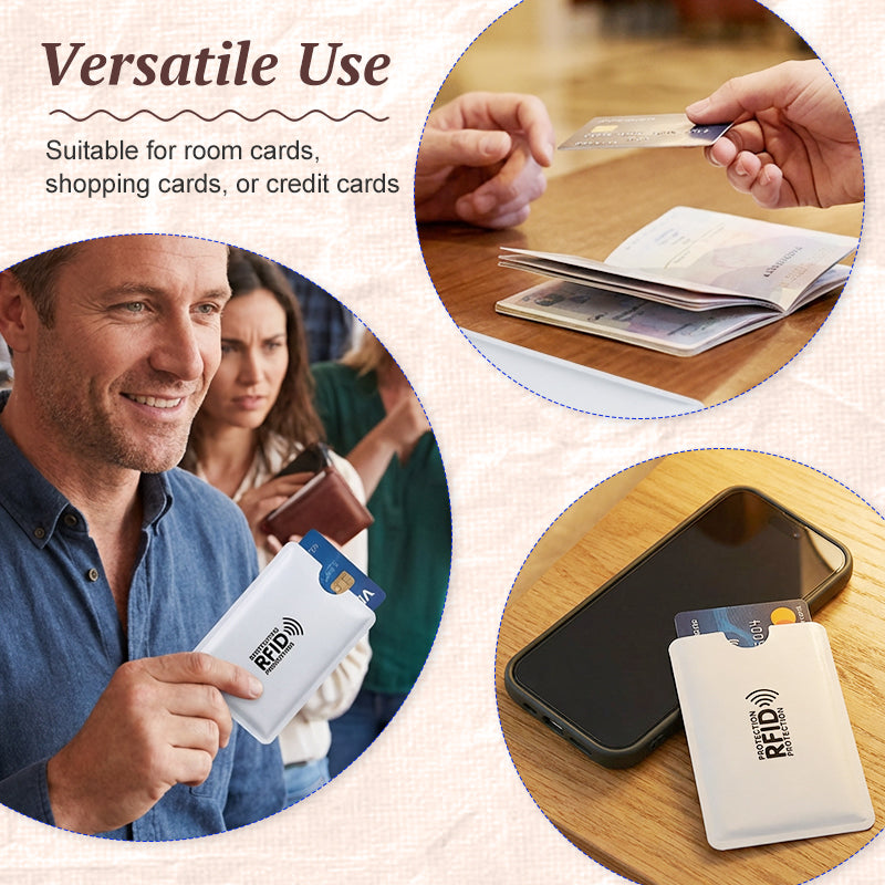 A simple protective sleeve for each card you carry most.